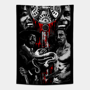 Sinners smoke stack twins smokestack vampire horror movie guitar blues Tapestry