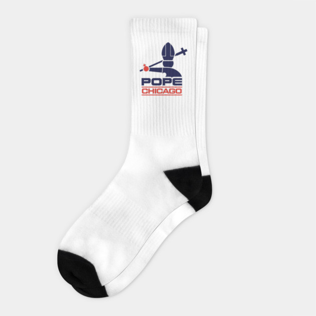 Pope Chicago Socks by Litehouse Tees