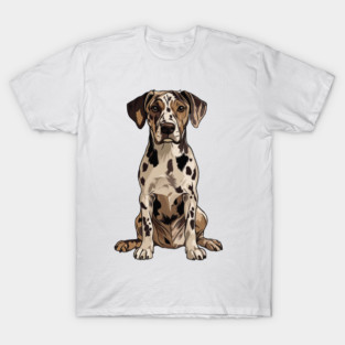 Catahoula Leopard Dog Illustration T-Shirt