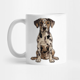 Catahoula Leopard Dog Illustration Mug
