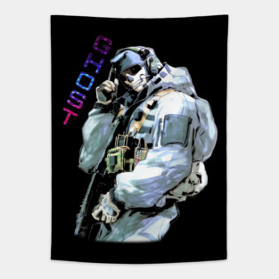 Special Forces Ghost Tapestry