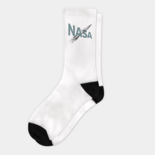 NASA Retro Rocket 2 Socks