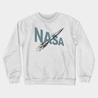 NASA Retro Rocket 2 Crewneck Sweatshirt