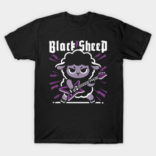 Black sheep rock metal T-Shirt