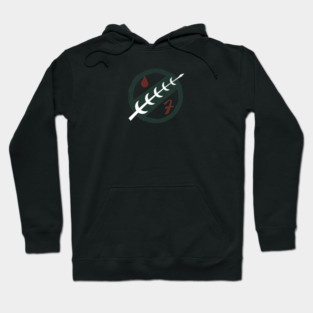 Boba Fett Symbol with White Green and Red Hoodie