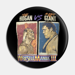Hulk Hogan vs Andre The Giant Pin