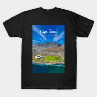Cape Town, South Africa [Rectangle P] T-Shirt