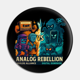 Analog Rebellion – Retro Heroes vs Digital Villains | Epic Nostalgia Showdown Pin