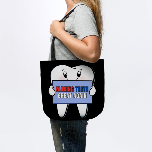 Making Teeth Great Again 4th Of July America USA by Creatifly Graphic Tees