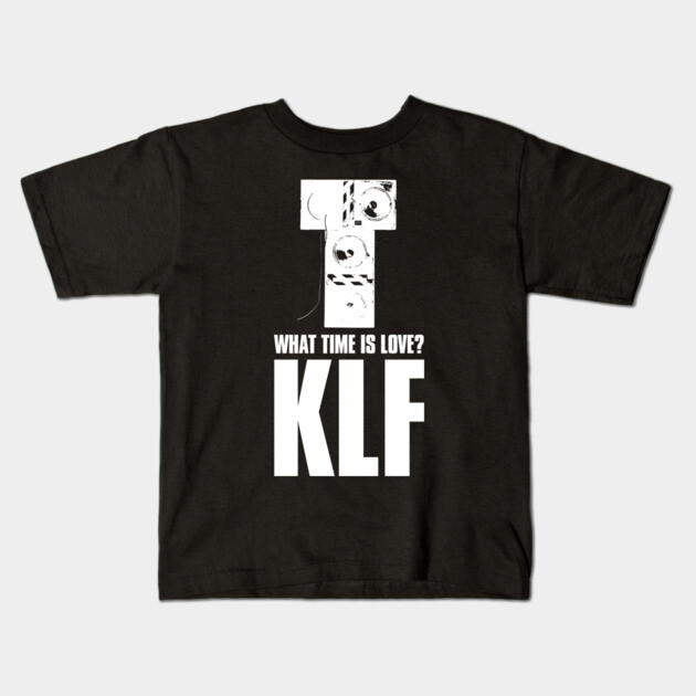 What Time Is Love? KLF Fan Art Kids T-Shirt by Timeless Chaos