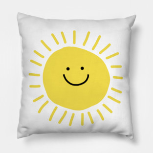 Smiley Sun Pillow