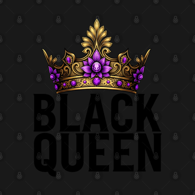 Black Queen - Black Woman by UrbanLifeApparel