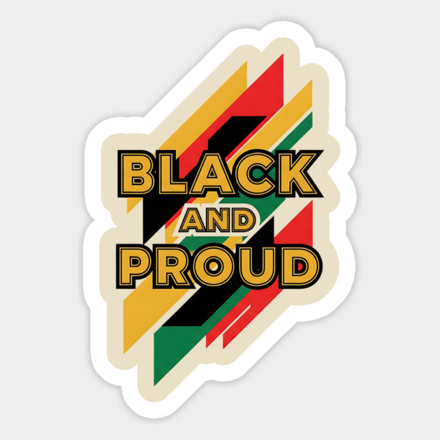 Black and Proud Magnet by UrbanLifeApparel