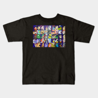 80s Villains Eyes Kids T-Shirt