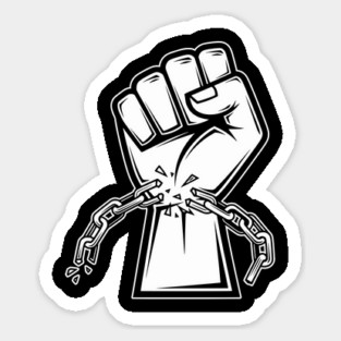 Black Power Fist, Breaking Chains Magnet
