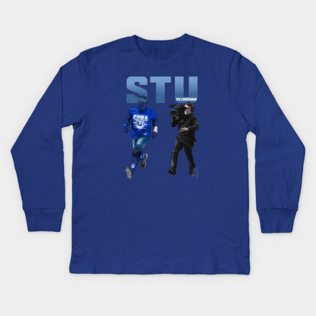 Stu the Cameraman Kids Long Sleeve T-Shirt by 51Deesigns