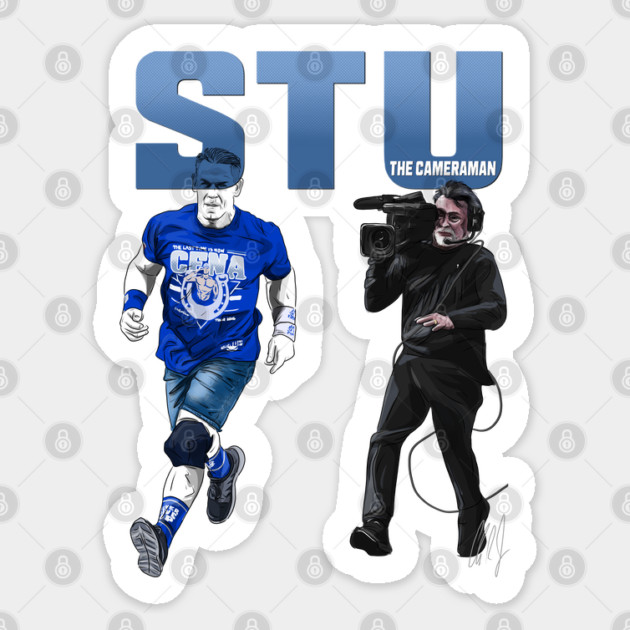 Stu the Cameraman Sticker by 51Deesigns