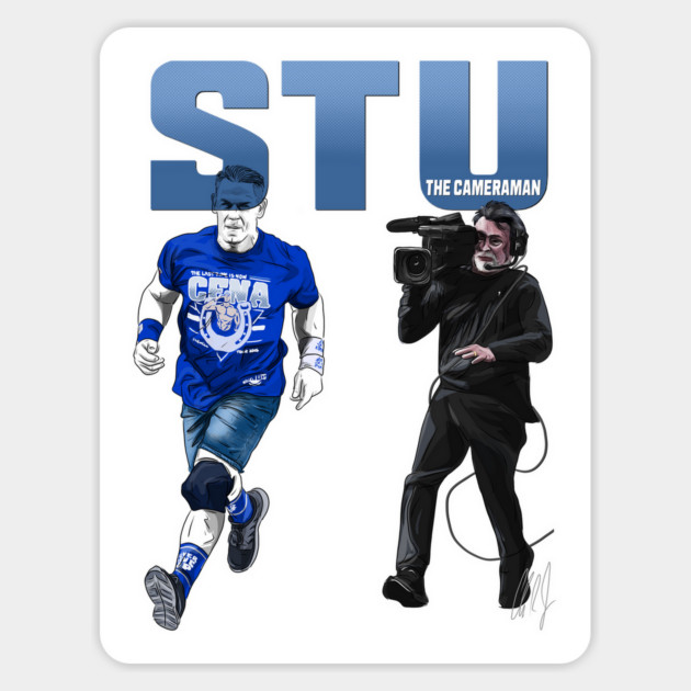 Stu the Cameraman Magnet by 51Deesigns