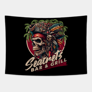 Seacrets Pirate Ocean City Maryland Bar and Grill Tapestry