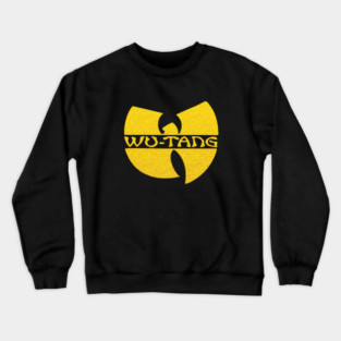wutang!, wu-tang vintage, wutangclan shirt, yellow wutang abstract design Crewneck Sweatshirt
