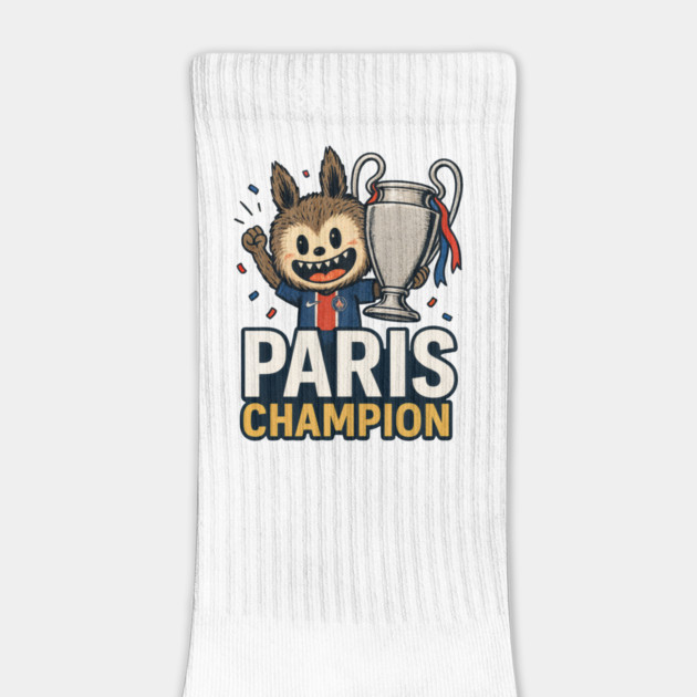 Paris Saint Germain Champion PSG Labubu Monster Finale Ligue Des Champions 2025 Celebration by Tshirtiz
