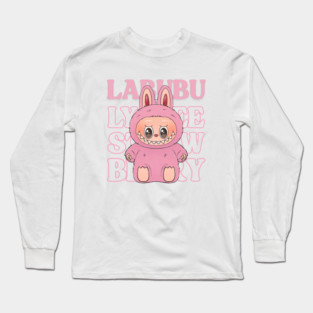 Lychee Strawberry Labubu Long Sleeve T-Shirt