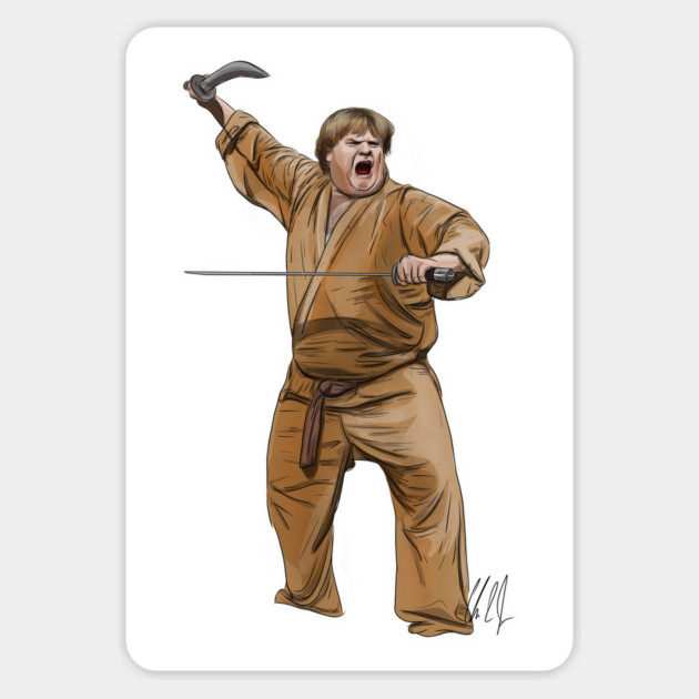 Beverly Hills Ninja: Swordsman Magnet by 51Deesigns
