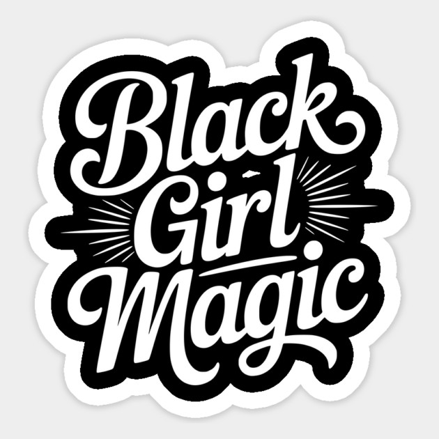 Black Girl Magic - Wht Magnet by UrbanLifeApparel