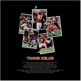 Travis Kelce Vintage Card Posters and Art