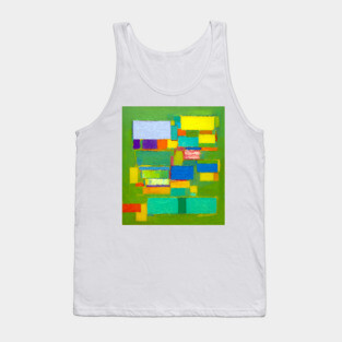 Natural Abstract Remixed Tribute to Hans Hoffman Tank Top