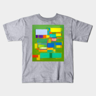 Natural Abstract Remixed Tribute to Hans Hoffman Kids T-Shirt