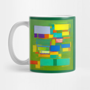 Natural Abstract Remixed Tribute to Hans Hoffman Mug
