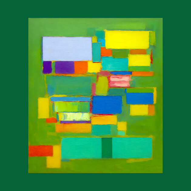 Natural Abstract Remixed Tribute to Hans Hoffman by DonWillisJrArt