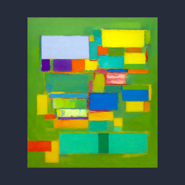 Natural Abstract Remixed Tribute to Hans Hoffman by DonWillisJrArt