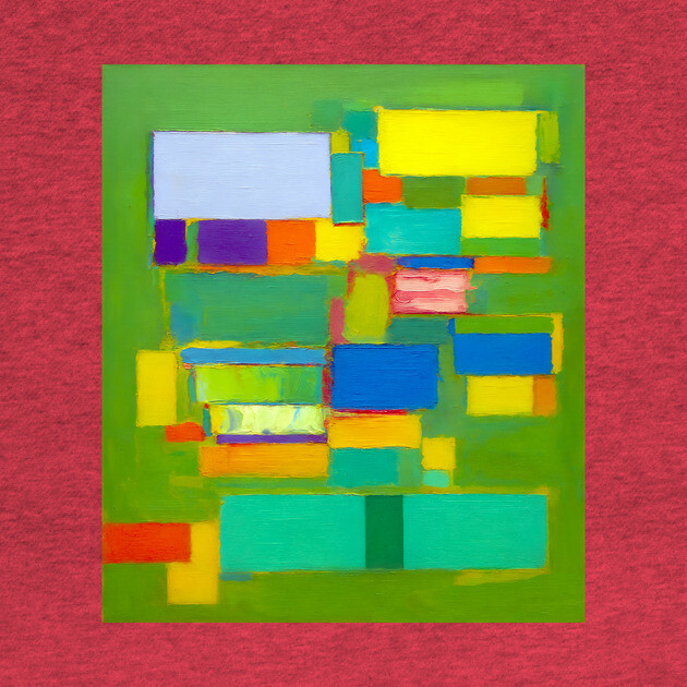 Natural Abstract Remixed Tribute to Hans Hoffman by DonWillisJrArt