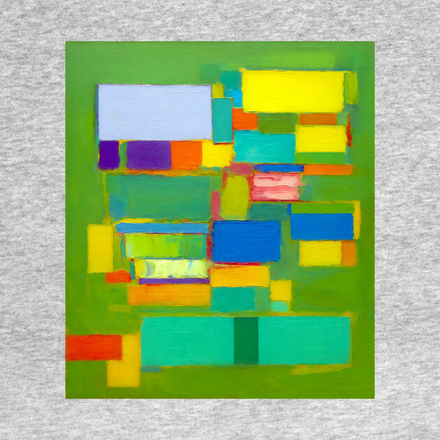 Natural Abstract Remixed Tribute to Hans Hoffman by DonWillisJrArt