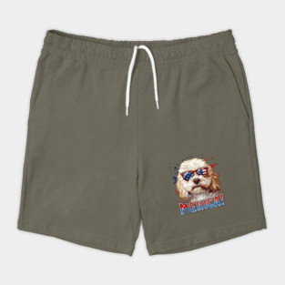 4th Of July Merica Cavachon Shorts
