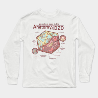 Anatomy of the D20 Long Sleeve T-Shirt