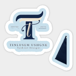 Elegant Tee Designs Logo Sticker