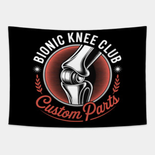 Bionic Knee Club Tapestry
