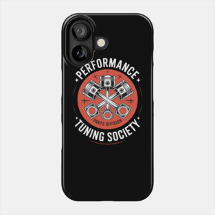 Performance Tuning Society Engine Pistons Turbocharger Fun Phone Case