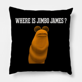 Marcus The Worm Retro Pillow