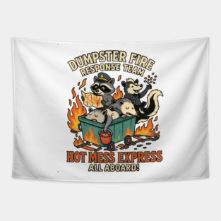 Dumpster Fire Response Team Tapestry