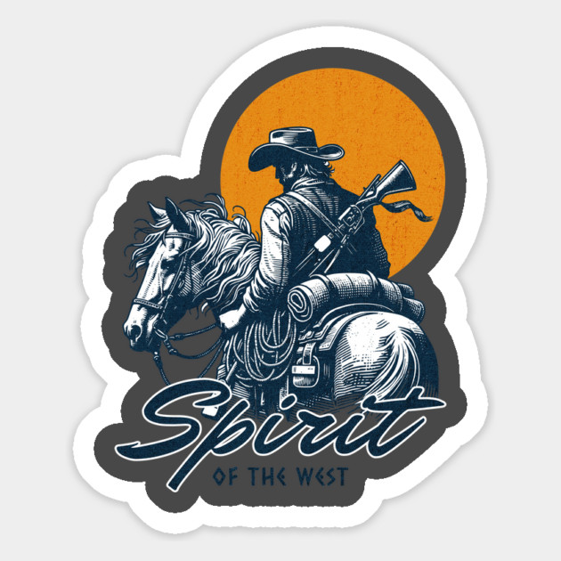 Cow boy Magnet by Graphic tees