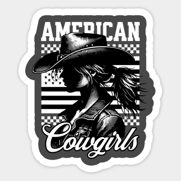 Cow girls Magnet by Graphic tees