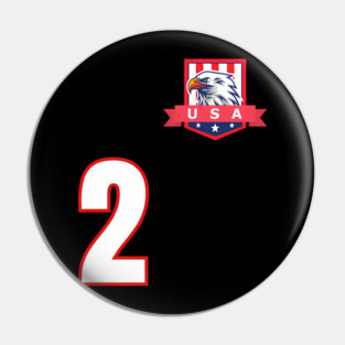 337 Ilona Maher Usa Women'S Rugby Team Usa Olympics T-Shirt Pin