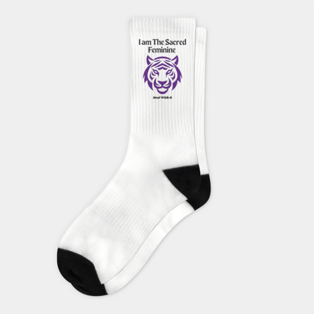 I am The Sacred Feminine Deal With It Socks by The Sacred Feminine