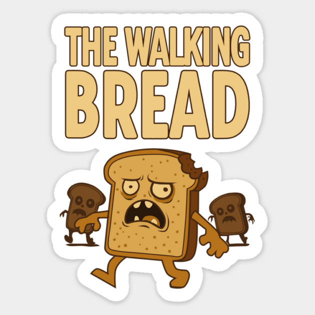 The Walking Bread Magnet by Designed By Marty