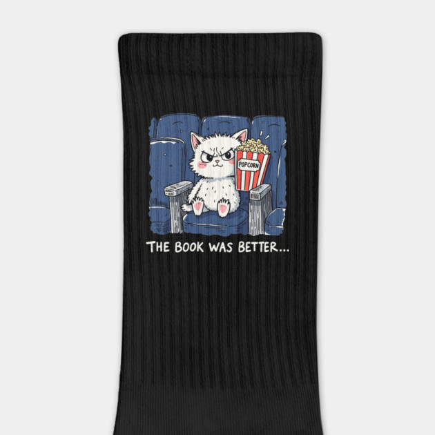 The Book Was Better Funny Cat Meme by creative