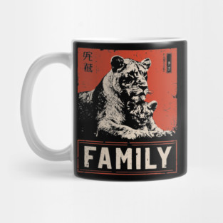 Lion Family – Fierce Love, Gentle Heart Mug